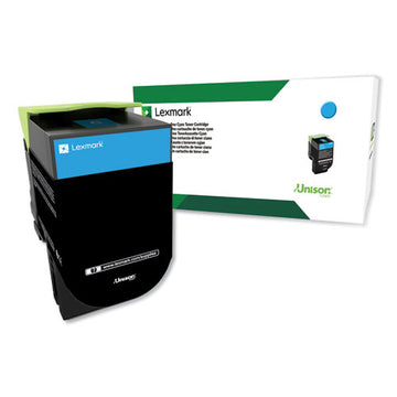 Lexmark™ 80c0hcg Return Program High-yield Toner, 3,000 Page-yield, Cyan, Taa Compliant freeshipping - TVN Wholesale